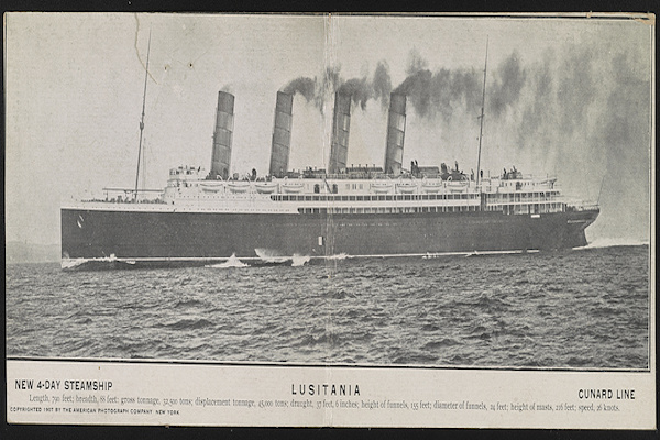 Photo of the Lusitania